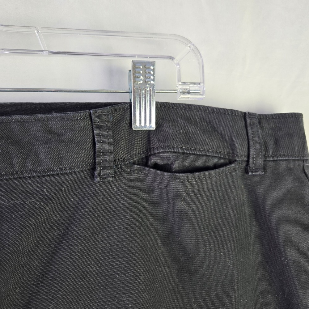 Old Navy Extra High Rise Wide Leg Chino Pants Black Womens 26 Stretch Modern - Picture 2 of 10
